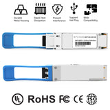 QSFP+ 40G LM4 pour Brocade 40G-QSFP-LM4 40GBASE-LM4 émetteur-récepteur M