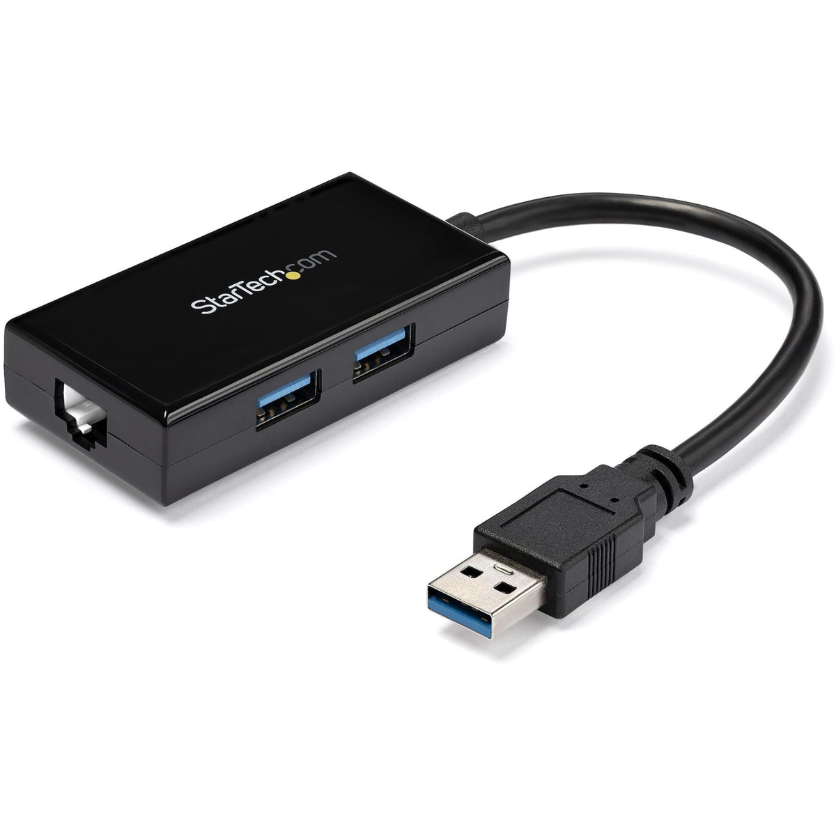 StarTech.com USB 3.0 to Gigabit Network Adapter with Built-In 2-Port H
