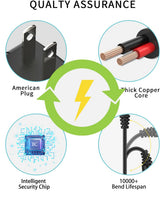 12V 2A Power Supply AC Adapter Replacement with 8 Tips, Regulated 12 V