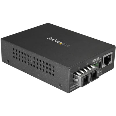 StarTech Single-Mode (SM) SC Fiber Media Converter for 10/100/1000 Net