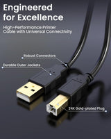 30FT Active USB 3.0 USB-A to USB-B Cable