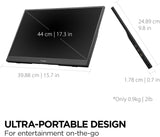 ViewSonic VX1754 17 Inch 1080p IPS Portable Gaming Monitor with 144Hz