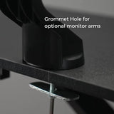 AnthroDesk Convertisseur de bureau assis-debout 31,5 po, hauteur réglable du mode assis