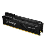 Kit mémoire pour ordinateur de bureau Kingston Fury Beast 64 Go (2x32 Go) 3600 MHz DDR4 CL18