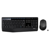 Logitech MK345 Wireless Combo Full-Sized Keyboard with Palm Rest and C