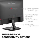 ViewSonic VA2456A-MHD 24 Inch IPS 1080p Monitor with 120Hz, Eye Care