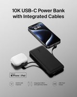 BATTERIE EXTERNE 18W USB-C+LIGHTNING CÂBLE INTÉGRÉ BATTERIE EXTERNE NOIR MULTI 8