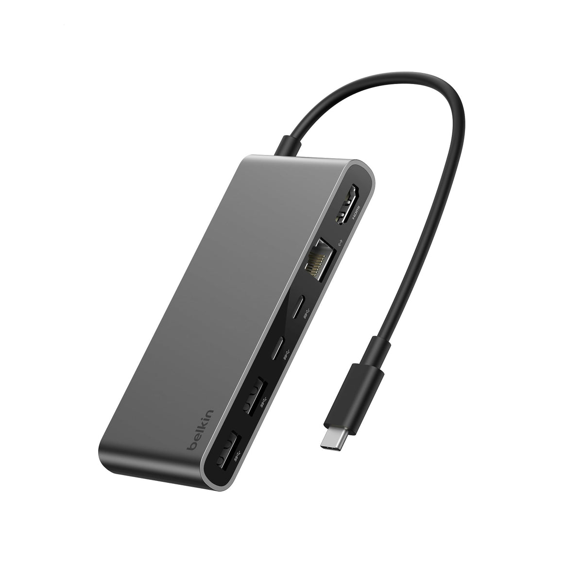 Belkin Connect 8-Port USB C Hub, Supports Display w/Resolutions up to