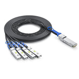 10Gtek 100G QSFP28 to 4X 25G SFP28 Breakout DAC Passive Direct Attach