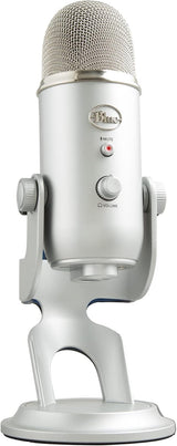 Microphone à condensateur USB Logitech Yeti Argent