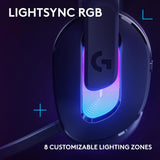 Logitech G522 Lightspeed Wireless Gaming Headset, Full-Band Mic, Advan