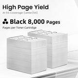 C251UK0 Black Toner Cartridge Compatible with Lexmark ONLY for C2535 M