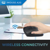 Adesso iMouse A20 Ergonomic Wireless Mouse, 1000/1600/2400 DPI, Vertic