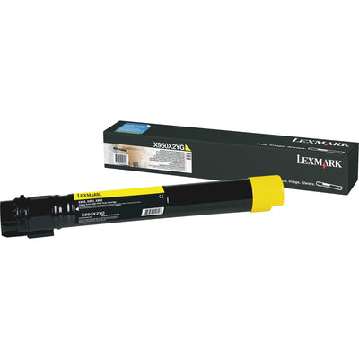 Lexmark X950X2YG Yellow Extra High Yield Toner