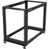 StarTech 15U 4-Post Server Rack, 19in Open Frame Rack with 40in (101cm