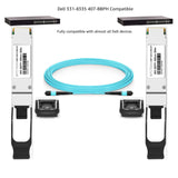 40GBASE-CSR4 QSFP+ Optical Transceiver Module Compatible with Dell 331