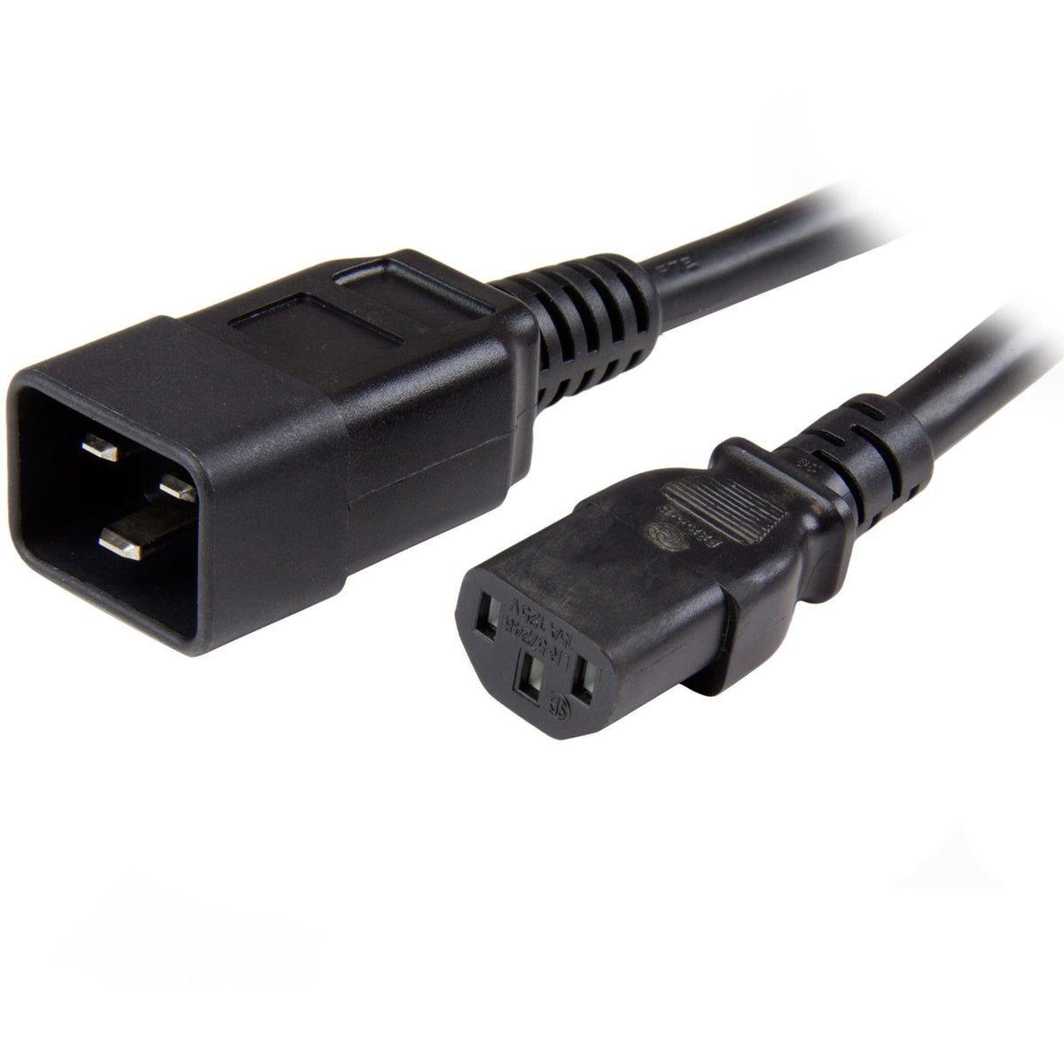 StarTech.com 6ft (1.8m) Heavy Duty Extension Cord, IEC 320 C13 To IEC