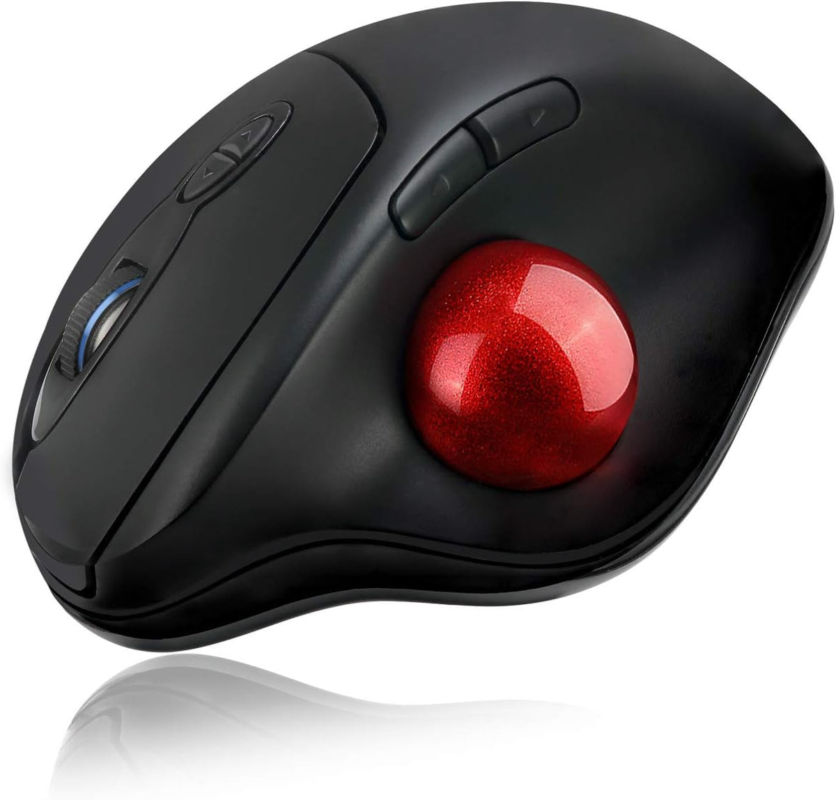 Adesso T30 Wireless Ergonomic Finger Trackball Mouse, Thumb Trackball