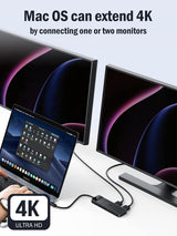 USB-C Triple Display Docking S