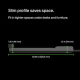 Belkin Power Strip Surge Protector with 8 Outlets, 6 ft Long Flat Plug