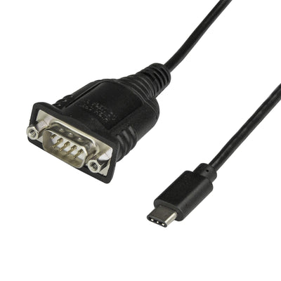 STARTECH USB C to Serial Adapter, with COM Port Retention, Windows/Mac