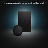 Philips Hue Wall Tap Dial Light Switch, Portable, Black - 1 Pack - Req