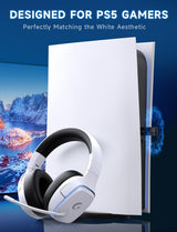 2.4GHz Wireless Gaming Headsets for PS5, PS4, PC, Switch - Bluetooth 5