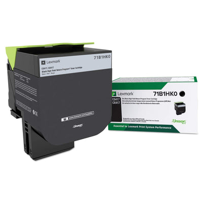 Lexmark 71B1HK0 Black High Yield Toner Cartridge
