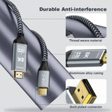 13FT USB C TO HDMI CABLE 4K 60HZ HDR10