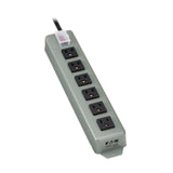 Waber By Tripp Lite UL24CB-15 Power Strip 6 Outlet 15FT Cord, Blue gra