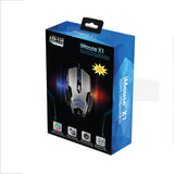 Adesso iMouse X1, The Multi-Color 6-Button Gaming Mouse (Red)