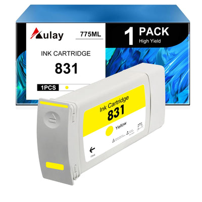 831 Yellow Ink Cartridges Replacement for 831 Ink Cartridges High Perf