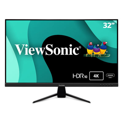 ViewSonic VX3267U-4K 4K UHD 32 Inch IPS Monitor with 65W USB C, HDR10