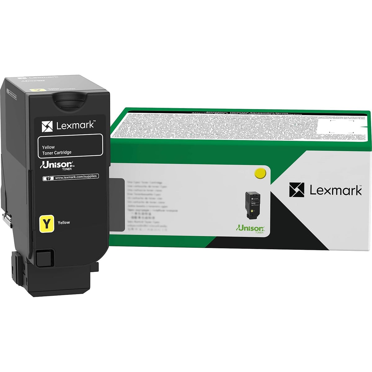 Cartouche de toner jaune haute capacité Lexmark 71C1HY0