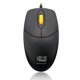 Adesso iMouse W3 Waterproof Antimicrobial Mouse with Magnetic Scroll W