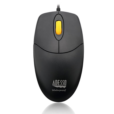 Adesso iMouse W3 Waterproof Antimicrobial Mouse with Magnetic Scroll W
