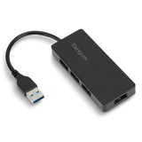 Targus 4-Port USB 3.0 Hub, Black (ACH124US)