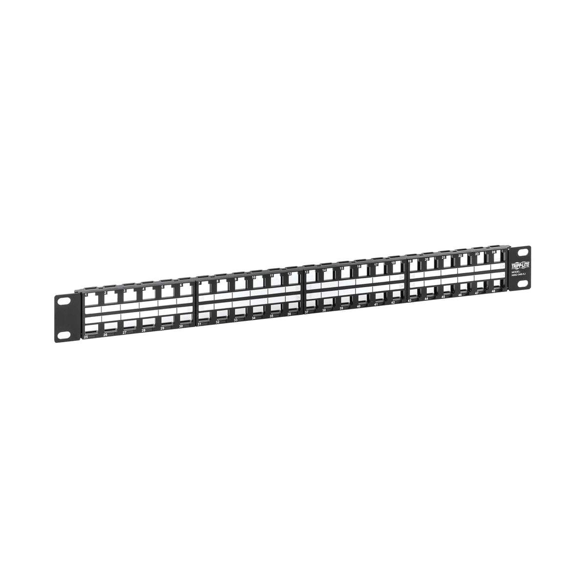 Tripp Lite Blank Unshielded Keystone Patch Panel 48-Port RJ45 - USB, H