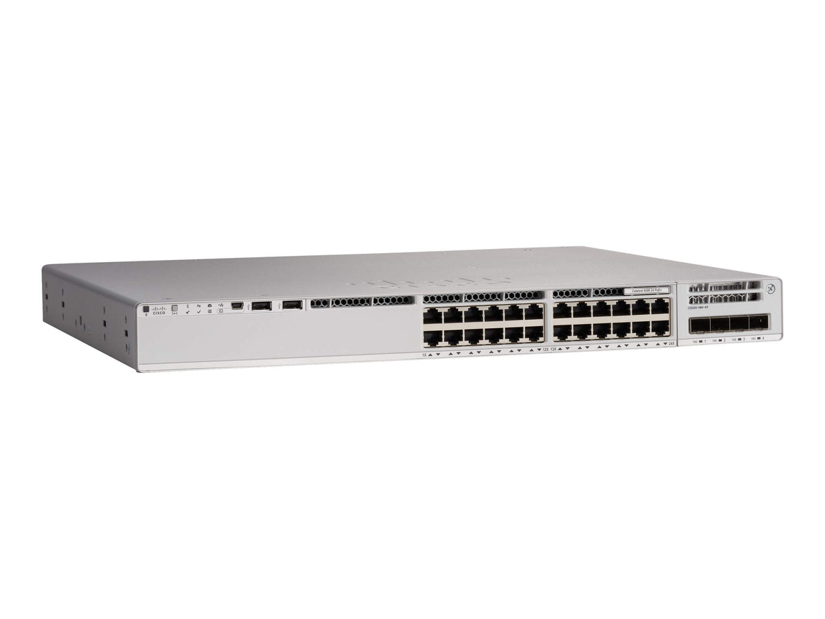 Catalyst 9200L 24 ports PoE+ 4x1G Réseau LICS ESS requis