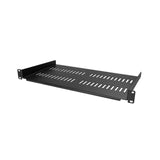 StarTech.com 1U Vented Server Rack Cabinet Shelf - 10in Deep Fixed Can