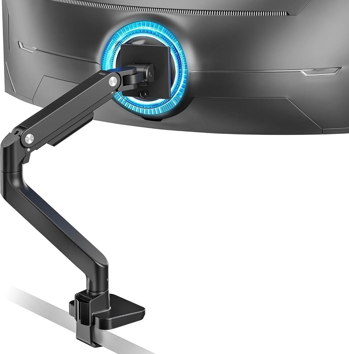 BRAS DE MONITEUR UNIQUE POUR BUREAU 2XUSB 3.0 VESA