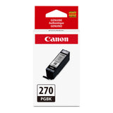 Canon Genuine Canon PGI-270 Ink Cartridge, Black Pigment Black Standar