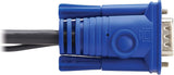 Tripp Lite 4-Port KVM Switch with Built-in VGA Cables Audio & USB for