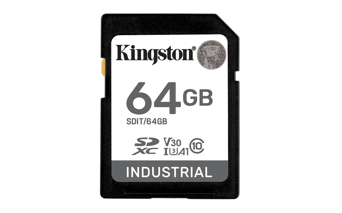 Carte SD industrielle Kingston, jusqu'à 100 Mo/s, haute endurance, UHS-I U3 V