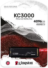 Kingston KC3000 4TB PCIe 4.0 NVMe SSD