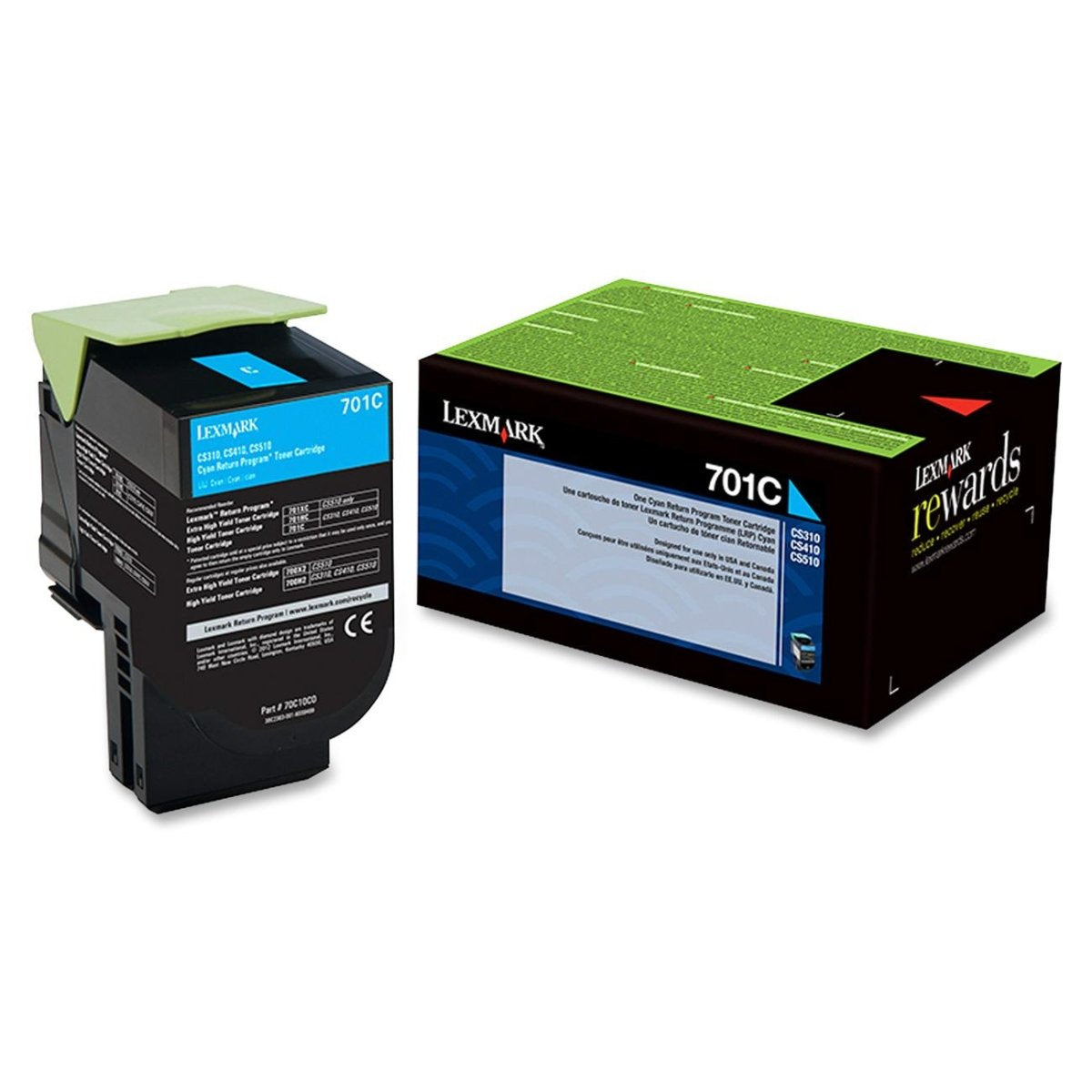 Lexmark 70C10C0 Cyan Return Program Toner