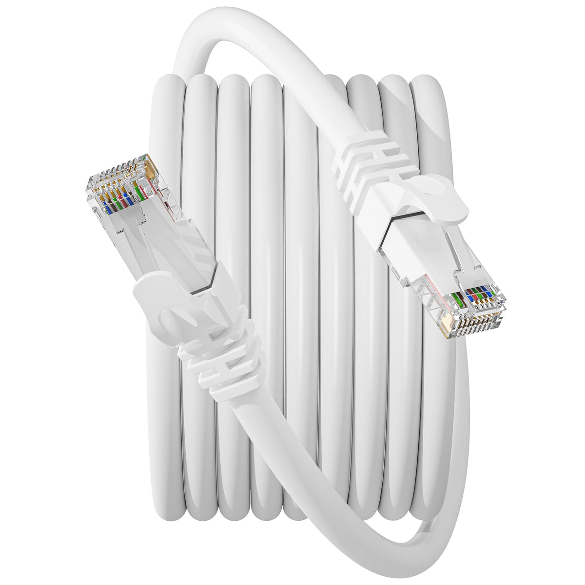 Câble Patch Gigabit UTP RJ45 M/M moulé bleu CAT6 22,86m 500MHz