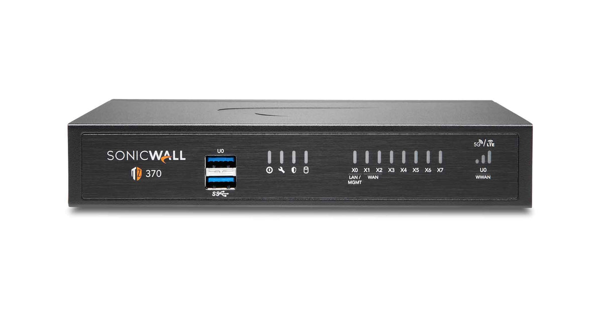 Sonicwall TZ370 Total Secure - 1YR Advanced Edition (02-SSC-6819), TZ