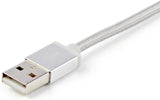 StarTech.com 6ft (1.8m) USB Multi-Charging Cable, USB to Lightning/USB
