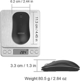 Arteck 2.4G Wireless Mouse with Nano USB Receiver Ergonomic Design Sil